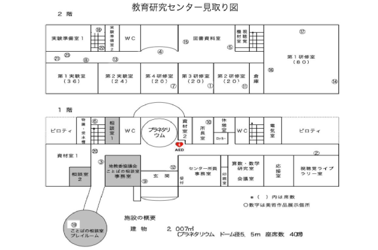 教育研究センター見取り図